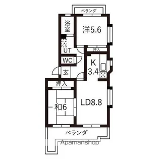 日比野ビル【1階】の間取り