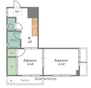ザオーパークハイツ【5階】の間取り