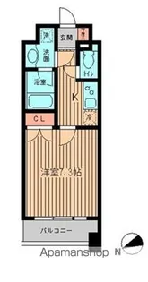 KDXレジデンス神楽坂【7階】の間取り