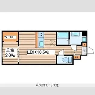 Amirl Premier Heian-dori【3階】の間取り