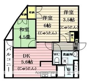 リエス春日町【2階】の間取り
