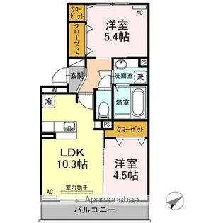 KYAMS【2階】の間取り