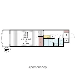 グランメゾン椿森【3階】の間取り
