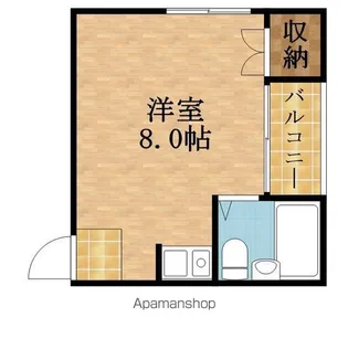 メゾン・ド・リベルテⅡ【2C号室】の間取り