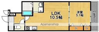 CHARME PARKSIDE Ⅱ【1階】の間取り