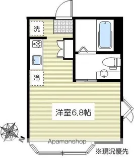 アパートメント善福寺【1階】の間取り