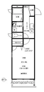 シャーメゾン吉野町【1階】の間取り