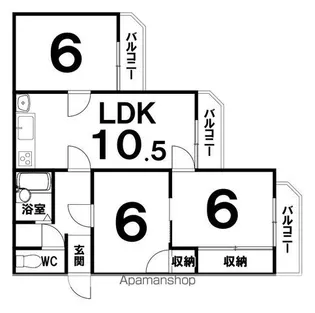 レジェンド118【2階】の間取り