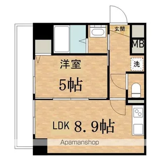エンドレスタワー【8階】の間取り