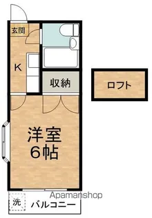 BELLA VITA エルム穂高【107号室】の間取り