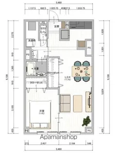 福井グランドハイツ(ク)【202号室】の間取り