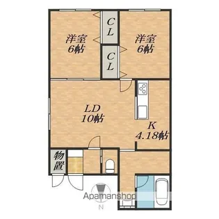 (仮称)東8南22マンション【3階】の間取り
