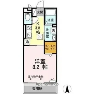 サンウィング B棟【1階】の間取り