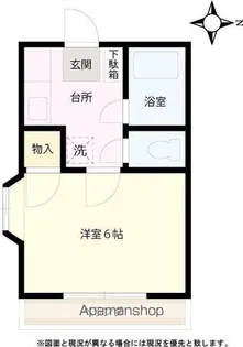 メゾンフジⅡ【1階】の間取り