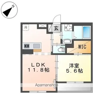 フォレスト離宮BLOOM【5階】の間取り