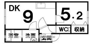 コーポこうめ【101号室】の間取り