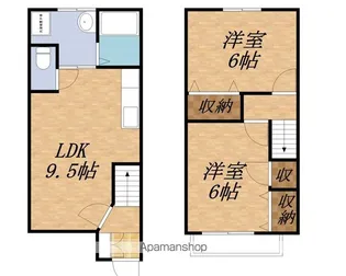 アルコイーリス【1階】の間取り