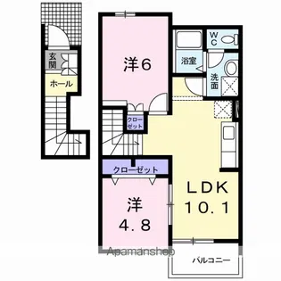 アヴニール遠賀 C棟【2階】の間取り
