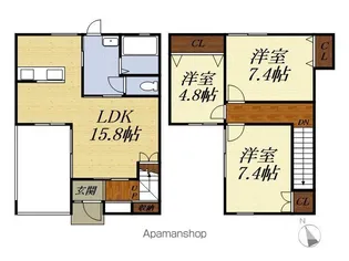 横須賀キャレノワール(仮)【1階】の間取り