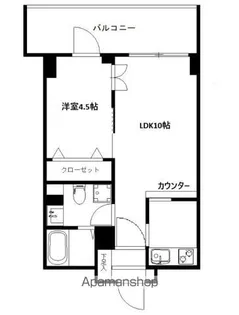 天王町ガーデンテラス【4階】の間取り