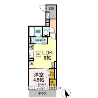 ASSET−COURT立川富士見町B【2階】の間取り