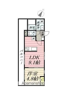 バノン【1階】の間取り