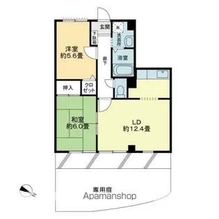 シーズン柞田【1階】の間取り