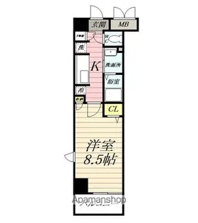 ヴェルコンシェール【8階】の間取り