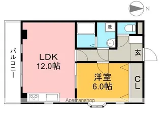アバンギャルド 愛ランド【2階】の間取り