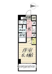 グランカーサ大和【7階】の間取り