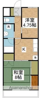 しなのホームズ【208号室】の間取り