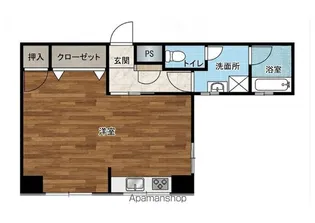 東堀ハイツ【101号室】の間取り