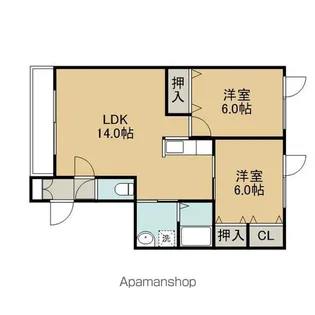 プレシャスビレッジⅡ【2階】の間取り