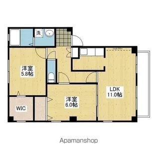フォブール一色SAYA A棟【101.号室】の間取り