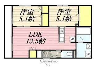 クレストK【3階】の間取り