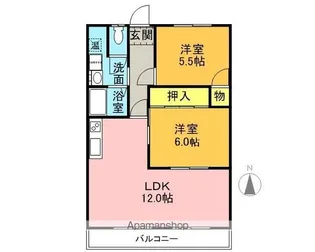 GRACE IN 桜並木【4階】の間取り