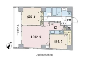 メイクスデザイン茅場町【7階】の間取り