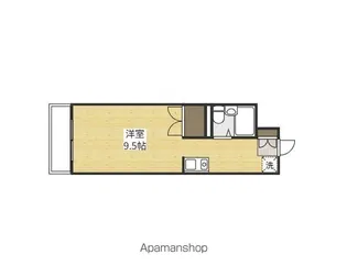 ピア庚午【102号室】の間取り