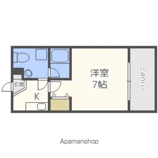 SERENITE中津【6階】の間取り