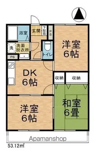 クリム・エイト弐番館【305号室】の間取り