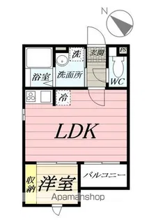 テンミニッツ辻堂【2階】の間取り