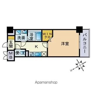 LUXCAS香椎浜【417号室】の間取り