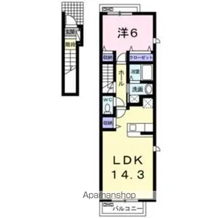 アイリ−ブル−【2階】の間取り