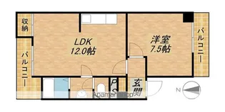 ビワハイツ【2階】の間取り