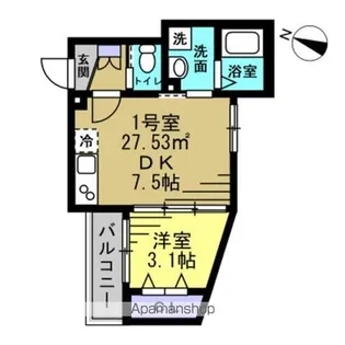 ラ・ルポⅠ【1階】の間取り