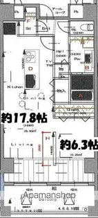 C.P.主税町レジデンス【802号室】の間取り