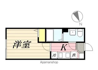 モダンアパートメント津田沼EAST【1階】の間取り