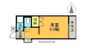 フレールハイツ【201号室】の間取り