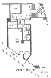 東京都練馬区練馬1丁目【マンション】の間取り
