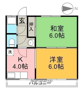宝永マンション【2階】の間取り